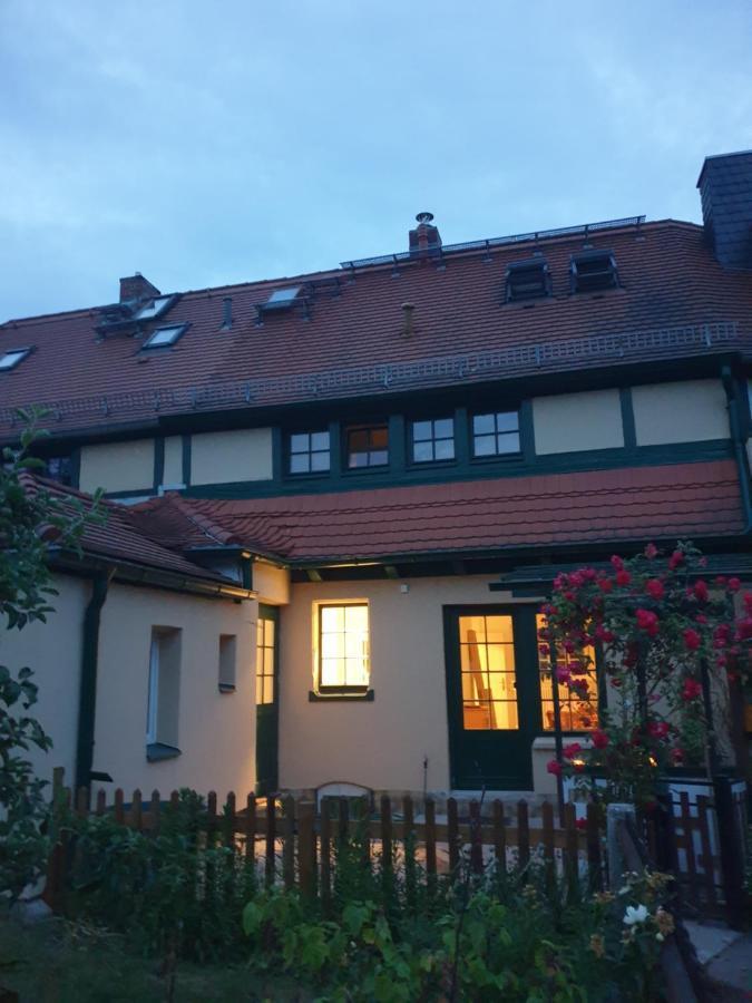 Denkmal-Ferienhaus In Dresden-Hellerau Mit Sauna Und Kamin 外观 照片